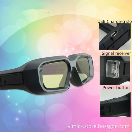 High Transmittance 3D Shutter Glasses Fully Compatible with Samsung/Sony/Changhong/Konka